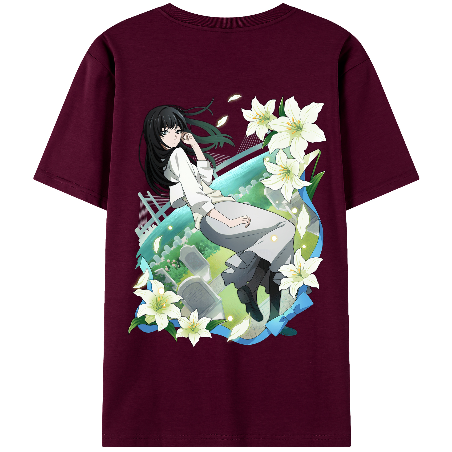 （画像用） 文豪ストレイドッグス Bungo Stray Dogs レディース半袖Tシャツ(バックプリント)